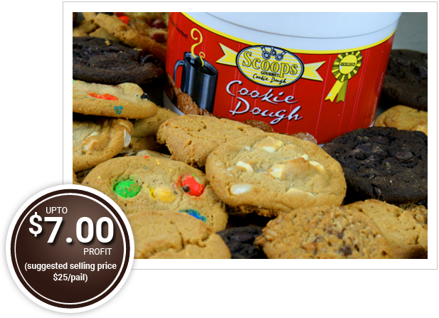 Scoops Gourmet Cookie Dough  Canadian Fundraising Products